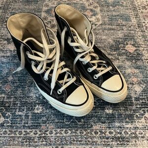 Converse Black and White High-Top Sneakers